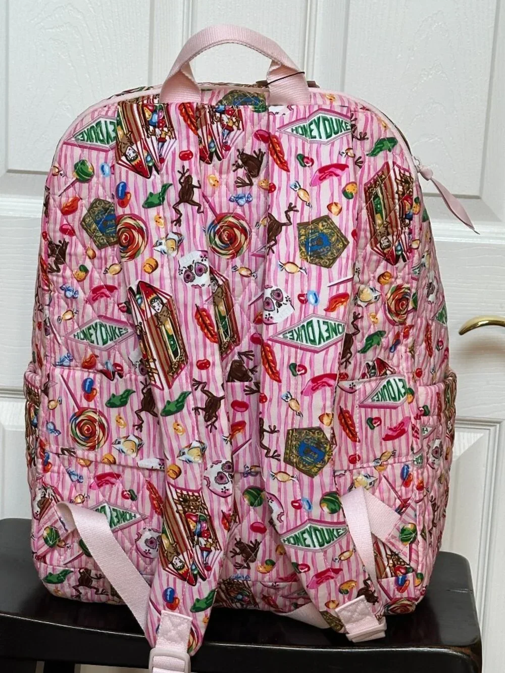 VERA BRADLEY HARRY POTTER LARGE BACKPACK + ID LANYARD CASE(SET):NWT HONEYDUKES